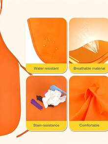 Set Celemek Lukis Warna-warni 6/12pcs - Celemek Seni Non-Woven Tahan Air, Bernapas & Tahan Noda untuk Kelas, Kerajinan & Pesta, Perlengkapan Sekolah, Kembali ke Sekolah - MultiWarna - View 7