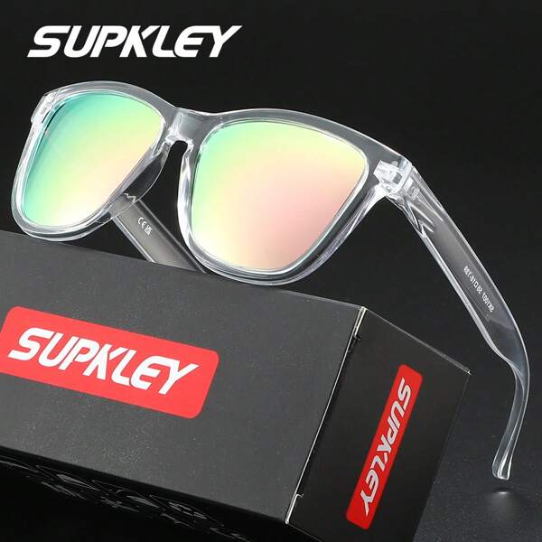 SUPKLEY SUPKLEY Exquisite And Party Style Women's Sunglasses TAC Lens Material Elliptical Frame Music Festival Party Daily Versatile UV Resistant Enhanced Color Contrast Brand Packaging