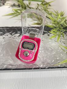 1pc Mini Rhinestone Finger Ring Counter, Portable Bling Bling Digit Tally Counter, Suitable For Festival Recitation, Festival Prayer, Unisex