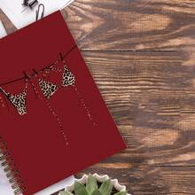 1 cuốn sổ xoắn ốc họa tiết da báo thời trang, nhật ký phong cách học thuật cho bé gái, nhật ký họa tiết da báo sang trọng, đồ dùng văn phòng cho bé gái tuổi teen, sổ xoắn ốc phong cách học thuật thẩm mỹ cổ điển, kích thước 5,5x8,3 inch - Một cỡ - Xem 6