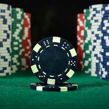 300 件/套、200 件/套、50 件扑克筹码套装 | 专业防伪筹码 + 磁性手提箱 - 德州扑克赌博用品 - 幸运胜利代码套装 - 节日、生日礼物 - 彩色 - 查看 20