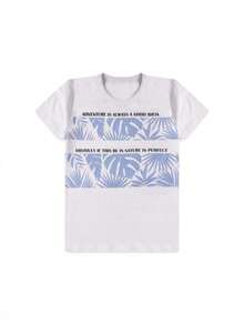 Boys' Adventure Bermuda T-Shirt Set - trắng - Xem 2