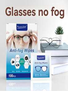 50/100pcs Anti-Fog Lens Wipes. Disposable Eyeglass Cloth, Specially For Women's Glasses, Quick-Drying Lens Cleaning Wet Wipes. Suitable For Swimming Goggles, Ski Masks, Cameras, Phones, Computer Screens, Light Bulbs Cleaning, Ideal For Home And Travel, Convenient Single Packaging. - Multicolor - View 2