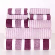 8pcs Coral Fleece Towel Set, Including Bath Towel, Hand Towel, Face Towel, Suitable For Home Use, Absorbent And Thick, Customizable Labels Available - Multicolor - View 5