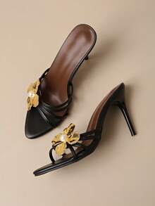 女士时尚性感细高跟鞋，适合派对、日常穿着，百搭优雅的高跟凉鞋