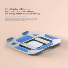 1pc Metal Rotatable Foldable Desktop Stand Holder For IPad/Laptop/Tablet, Universal