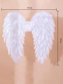 1pc Colorful Feather Angel Wings, Personalized Costume Prop For Adults, Suitable For Festivals, Performances, Cosplay Halloween Halloween Accessories