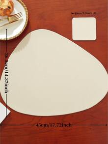 8/12 Pcs Hotel/Restaurant Placemat/Coaster Set, Premium Table Mats, Easy To Clean Multi-Color Heat-Resistant Pads To Protect Tabletop, Suitable For Weddings, Parties, Home, Hotel, Kitchen, Festive Decoration