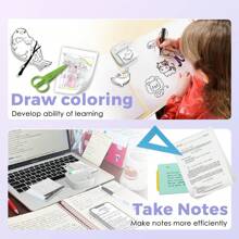 Mini Printer With Thermal Sticker Paper, Portable Sticker Printer Efficiently And Quickly, Thermal Printer Pod For Study Notes, Pictures, DIY, Label, Free App Funny Print With Multiple Templates Inkless For Christmas Gift Back To School