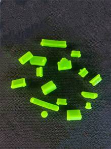 16pcs Silicone Laptop Camera Privacy Cover - Dust Proof Plug Set For PC Ports & Interfaces, Dustproof Waterproof Protection Covers, Laptop USB, Type-C, RJ45 Network, Audio Jack Universal Silicone Caps - Multicolor - View 11