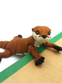 1 件可爱 3D 打印水獭铰接式水獭新奇玩具，3D 打印动物，适合派对礼物、家居装饰、送给亲戚朋友的理想生日礼物、节日派对礼物，适合 14 岁及以上人士，[颜色深度各异] - 彩色 - 查看 5