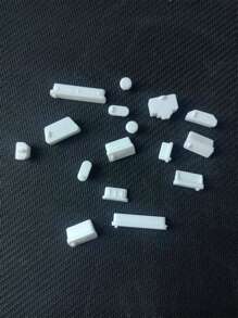 16pcs Silicone Laptop Camera Privacy Cover - Dust Proof Plug Set For PC Ports & Interfaces, Dustproof Waterproof Protection Covers, Laptop USB, Type-C, RJ45 Network, Audio Jack Universal Silicone Caps - Multicolor - View 10