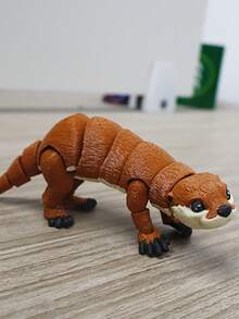 1 件可爱 3D 打印水獭铰接式水獭新奇玩具，3D 打印动物，适合派对礼物、家居装饰、送给亲戚朋友的理想生日礼物、节日派对礼物，适合 14 岁及以上人士，[颜色深度各异] - 彩色 - 查看 7