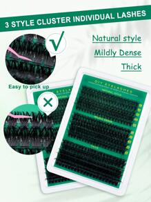 10 Reihen 200 Stück individuelle Wimpernbüschel 30/50/80/100D D-Locken 8-16mm DIY Wimpernbüschel Manga Wimpern Extra dick&flauschig&natürlich aussehend Wiederverwendbares individuelles Wimpernverlängerungs-Set zum Selbstgebrauch Zuhause oder unterwegs für den täglichen Gebrauch&Hochzeit&Dates&Partys&Reisen&Frühlingstag Wimpernbüschel, Wimpernbüschel, individuelle Wimpern, Wimpern, Fake Wimpern