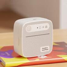 Mini Printer With Thermal Sticker Paper, Portable Sticker Printer Efficiently And Quickly, Thermal Printer Pod For Study Notes, Pictures, DIY, Label, Free App Funny Print With Multiple Templates Inkless For Christmas Gift Back To School