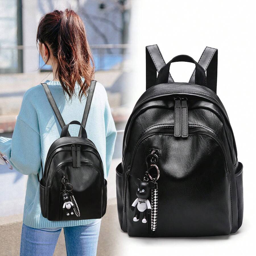 Women Shoulder Bags - 減壓-小號黑色 - 查看 1