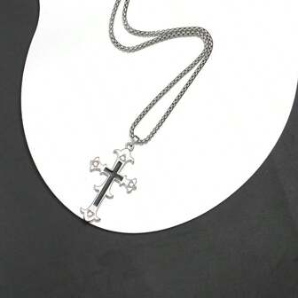 Fashionable High-End Accessories Men's Stainless Steel Series Unique Niche Luxurious Titanium Steel Necklace, Sweater Chain