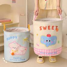 Children's Laundry Basket, Adorable Animal-Shaped Foldable Dirty Clothes Hamper, Nursery Storage Basket, Toy Box Organizer For Boys And Girls, Bedroom/Bathroom Gift Basket - Dirty Clothes Basket - View 5