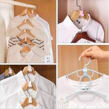 5-100PCS Hanger Connectors Cascading Hanger Hooks Extension Clips Connecting Hooks Suitable For Heavy Duty Space-Saving Hangers Or Closets. Plastic Hanger Connector Hooks, Space-Saving Hooks And Clips - Multicolor - View 11