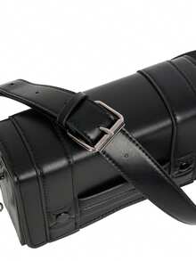 Bolso de hombre tipo mensajero de unicolor, bolso de hombro casual, nueva diseño de verano bolsa para teléfono para hombres - Negro - Ver 9