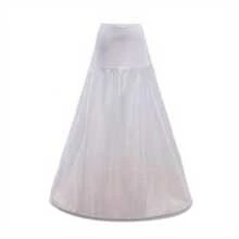 1pc Women White Crinoline Petticoat, Adjustable Waist Underskirt For Bridal Wedding Gown, Party Dress, Veil Dress Fall Clothes For Women