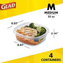 GladWare Design Series Food Storage Containers 9 Oz, 5 Ct | Small Snack Containers For Snacks & Small Meals, Food Storage From  |  Plastic Food Containers With Lids, Plastic Food Storage,8303421 - 紅木色 - 查看 1