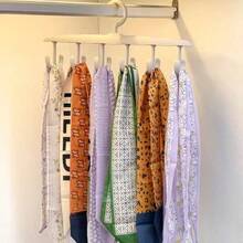 12-Hook Plastic Hanger Set: Space-SavingOrganizer For Bras, Tank Tops, And More In YourCloset - Multicolor - View 4