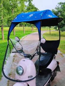 Toldo Para Motocicleta - Verde - Ver 4