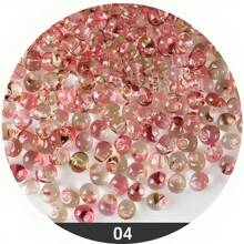 Mărgele de sticlă gradient de 4 mm, 90 de bucăți, mărgele de sticlă cu picătură de apă în 2 tonuri pentru confecționarea bijuteriilor, mărgele de cristal din sticlă în 20 de culori pentru cercei, coliere, brățări DIY. Consumabile pentru confecționarea bijuteriilor
