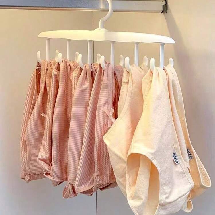 12-Hook Plastic Hanger Set: Space-SavingOrganizer For Bras, Tank Tops, And More In YourCloset - Multicolor - View 2