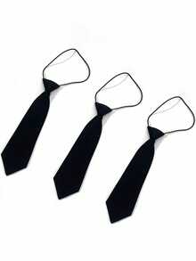 Women's Solid Color Fashion Versatile Short Tie For Dress For Christmas Decor