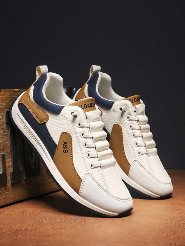 Zapatillas deportivas casuales y ligeras para hombre con suela plana, apropiadas para actividades al aire libre, trotar y caminar diario