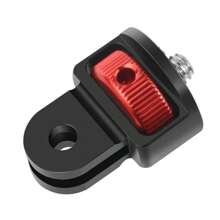 Adaptador de mini trípode con convertidor de tornillo de 1/4" giratorio 360 para GoPro Hero 11 10 8 para cámara de acción Insta360 One X2 X3 R montaje monopod - KF45181-A5 - Ver 6