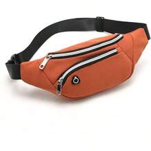 Riñonera para Hombres y Mujeres - Riñonera para Entrenamiento, Viajes y Correr. - (Con orificio para auriculares) Amarillo - Ver 2