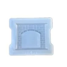 壁炉树脂铸模、硅胶模具配件、树脂液体模具、树脂钥匙扣硅胶模具、树脂模具 - 白色 - 查看 4