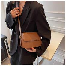 Fashionable Waterproof Shoulder Bag For Women - Brown - View 3