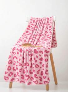 Joivida 1pc Pink Towel With Jacquard Letter & Heart Pattern, Polyester Rectangular 70*140cm Or Kitchen/Face/Hand Towel 34*75cm Or 34*34cm Small Towel, Suitable For Men, Women, Couples, Family, All Seasons, Quick Drying, Absorbent, Soft, For Bathroom, Hotel, Gym, Holiday Gifts, Parties, Beach, Outdoor, Travel