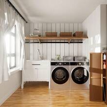 Washer And Dryer Countertop, 27.5" X 54" White Quick-Install Washer And Dryer Countertop For Organizing The Laundry Room.Halloween - trắng - Xem 2
