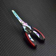 1 件不锈钢多功能钓鱼钳 - 鹰嘴钳，防锈钛涂层，适用于脱钩、剪线、压接沉降片，便携，钓鱼爱好者的最佳选择 - 彩色 - 查看 9