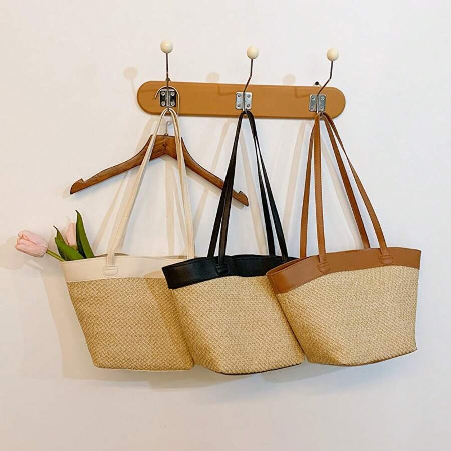 Women Tote Bags - 黑色 - 查看 1