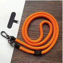 Cuerda anti-pérdida para teléfono móvil de exterior, correa para teléfono y cámara de viaje, accesorio para teléfono, accesorio de avión, accesorios de viaje internacionales, accesorios de verano, accesorios de campamento, accesorios tecnológicos, accesorios de gimnasio para viajes, correa para teléfono/cámara réflex de viaje, artículos esenciales de viaje, regalos del Día de San Valentín, suministros de vuelta a la escuela, regalos de fiesta - Negro - Ver 16