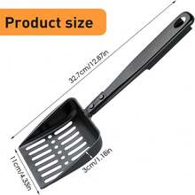 多功能铲、猫砂铲、煤铲、镂空壁炉灰筛金属黑煤铲、壁炉灰筛金属煤铲、壁炉火坑工具、户外烧烤架、耐热壁炉炭铲 - 多色 - 查看 12