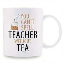 1pc 11oz Teacher Appreciation Ceramic Coffee Mug - "Thank You For Helping Me Grow" Porcelain Cup,Outdoors,Summer And Winter Drinking Utensils,Perfect For Hot Cold Drinks,Gift For Birthdays,Perfect For Home Office Use,Tea Cup,Wedding,Graduation - Multicolor - View 22
