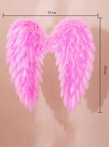 1pc Colorful Feather Angel Wings, Personalized Costume Prop For Adults, Suitable For Festivals, Performances, Cosplay Halloween Halloween Accessories