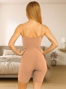 Macaquinho Segunda Pele Redutor Medidas com Compressão - Bege - Visão 3