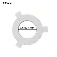 2Pcs Lamp Shade Reducer Rings, Lampshade Rings Converter, Lamp Accessories, Light Shade Replacement Washer Adapter, E27 To E14(2 Packs) - A - View 3