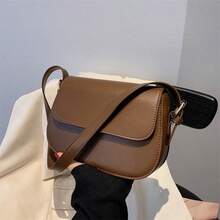 Fashionable Waterproof Shoulder Bag For Women - Brown - View 1