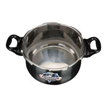 304不锈钢防爆高压锅，大容量炖锅，家用，小型商用高压锅，适用于燃气灶和电磁炉。 - 銀色 - 查看 2