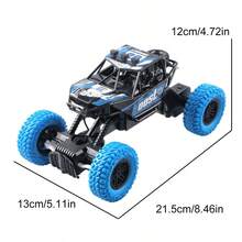 1 件遥控越野车，带七彩闪光灯、真空轮胎、前进/后退转向、适合室内/室外、儿童节日礼物、自动配对、适用于汽车、遥控汽车