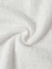 FOR BEAUTY Women's Autumn/Winter New High Neck White Simple Commuting Style Sweater, Fashionable Slim Fit, Elegant Fashion, Ribbed Long Sleeve Daily Leisure And Versatile Commuting Lazy Style Warm Knitted Sweater Top New Year